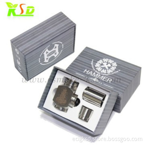 Full mechanical mod 18650 ecig hammer mod